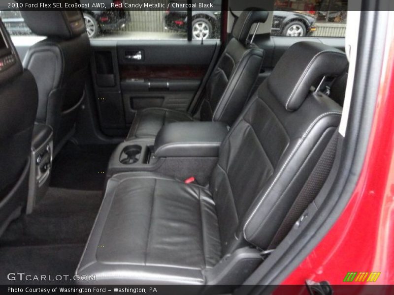 Red Candy Metallic / Charcoal Black 2010 Ford Flex SEL EcoBoost AWD