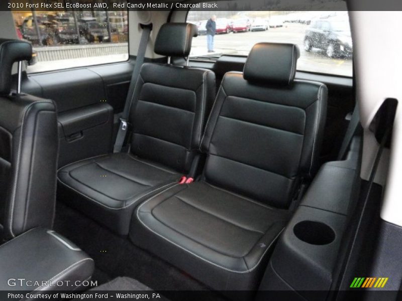 Red Candy Metallic / Charcoal Black 2010 Ford Flex SEL EcoBoost AWD