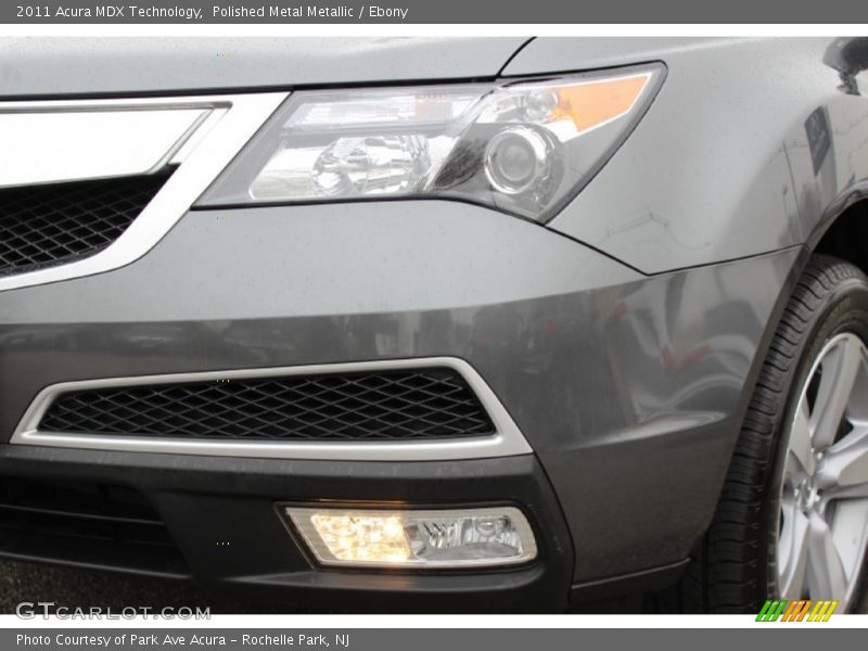 Polished Metal Metallic / Ebony 2011 Acura MDX Technology