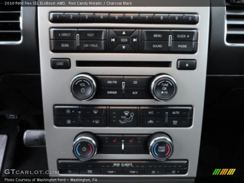 Red Candy Metallic / Charcoal Black 2010 Ford Flex SEL EcoBoost AWD