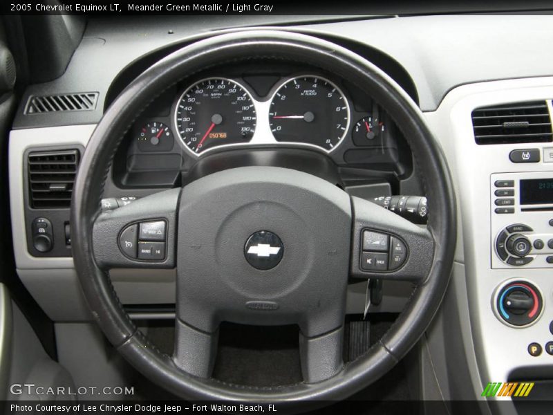 Meander Green Metallic / Light Gray 2005 Chevrolet Equinox LT