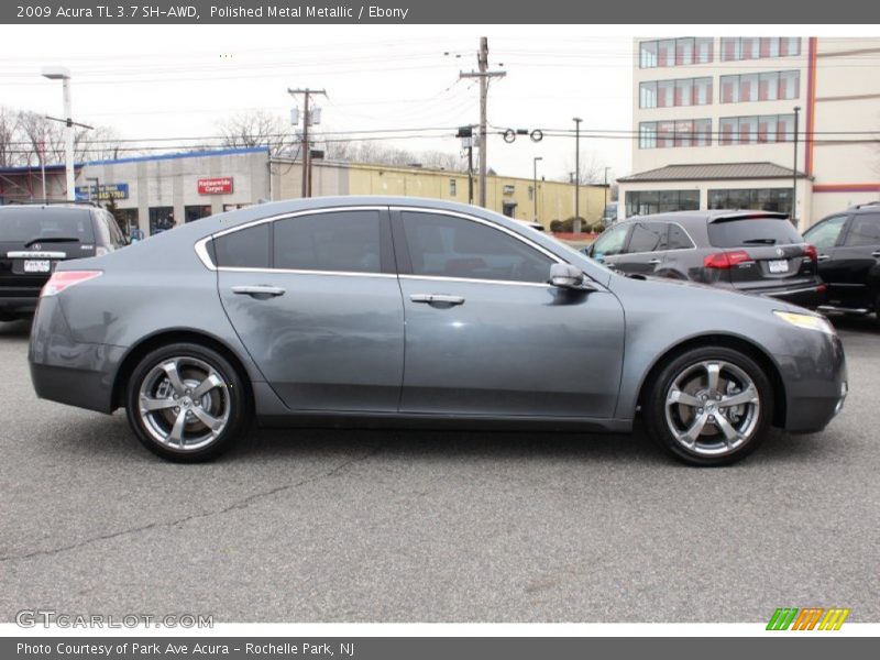 Polished Metal Metallic / Ebony 2009 Acura TL 3.7 SH-AWD