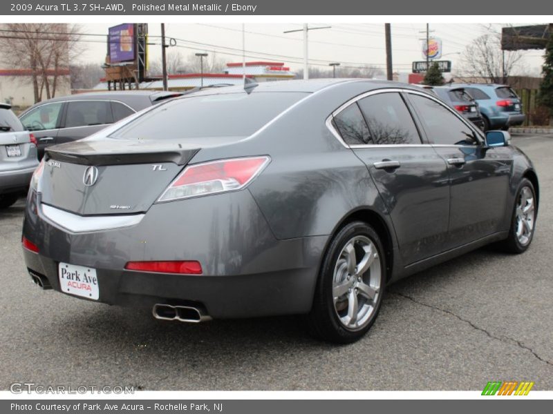 Polished Metal Metallic / Ebony 2009 Acura TL 3.7 SH-AWD