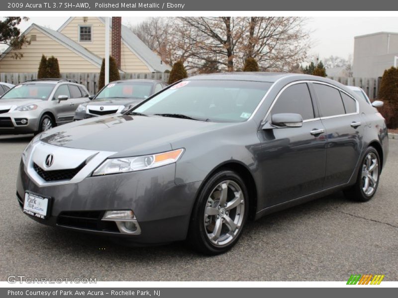 Polished Metal Metallic / Ebony 2009 Acura TL 3.7 SH-AWD
