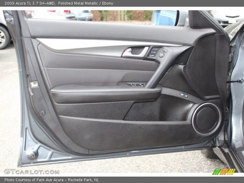 Polished Metal Metallic / Ebony 2009 Acura TL 3.7 SH-AWD