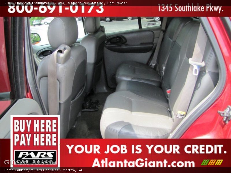 Majestic Red Metallic / Light Pewter 2002 Chevrolet TrailBlazer LTZ 4x4