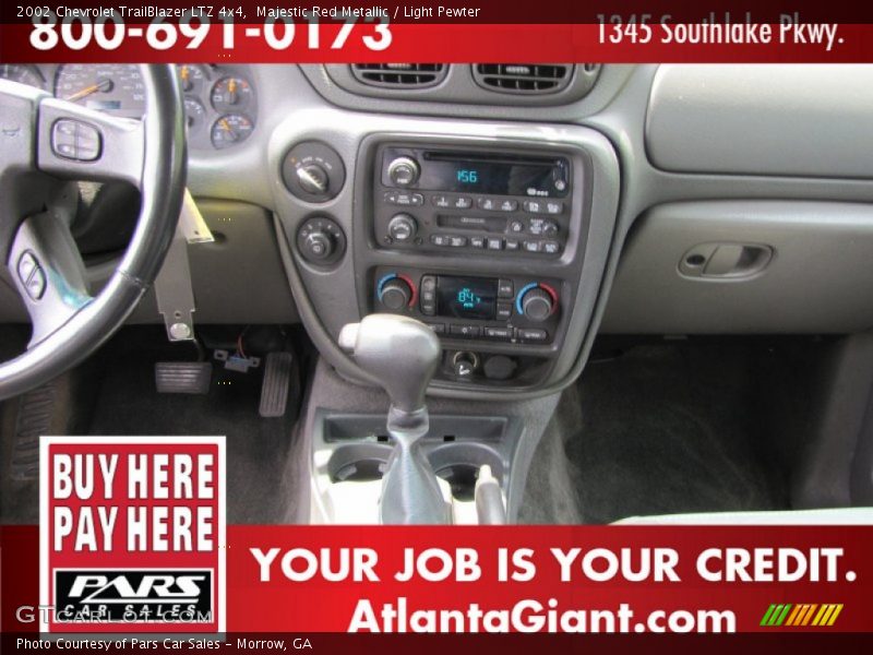 Majestic Red Metallic / Light Pewter 2002 Chevrolet TrailBlazer LTZ 4x4