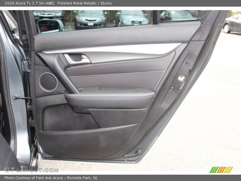 Polished Metal Metallic / Ebony 2009 Acura TL 3.7 SH-AWD