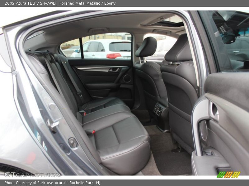 Polished Metal Metallic / Ebony 2009 Acura TL 3.7 SH-AWD