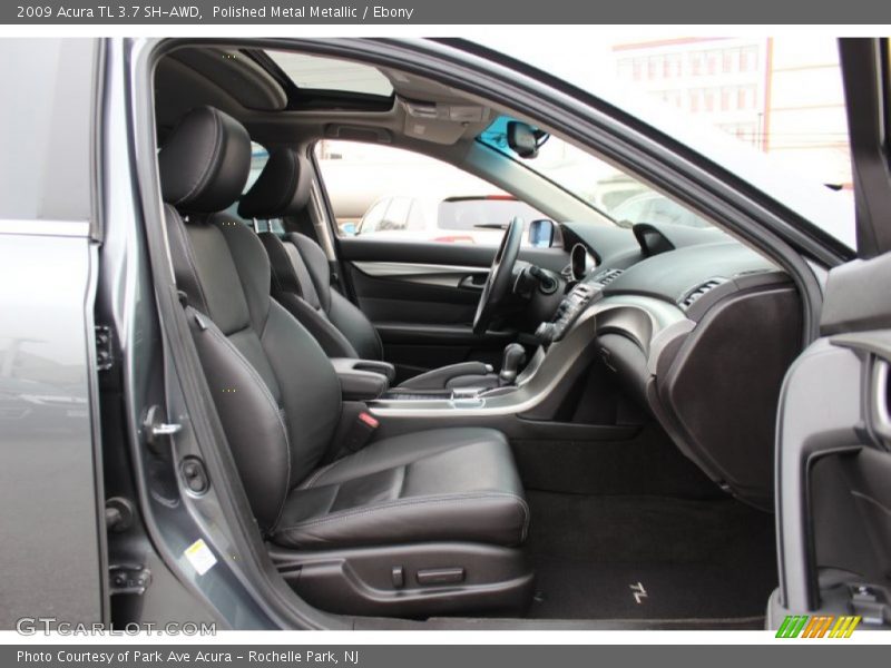 Polished Metal Metallic / Ebony 2009 Acura TL 3.7 SH-AWD