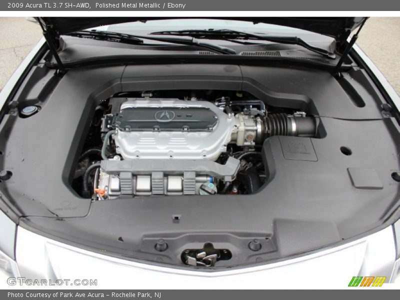 Polished Metal Metallic / Ebony 2009 Acura TL 3.7 SH-AWD
