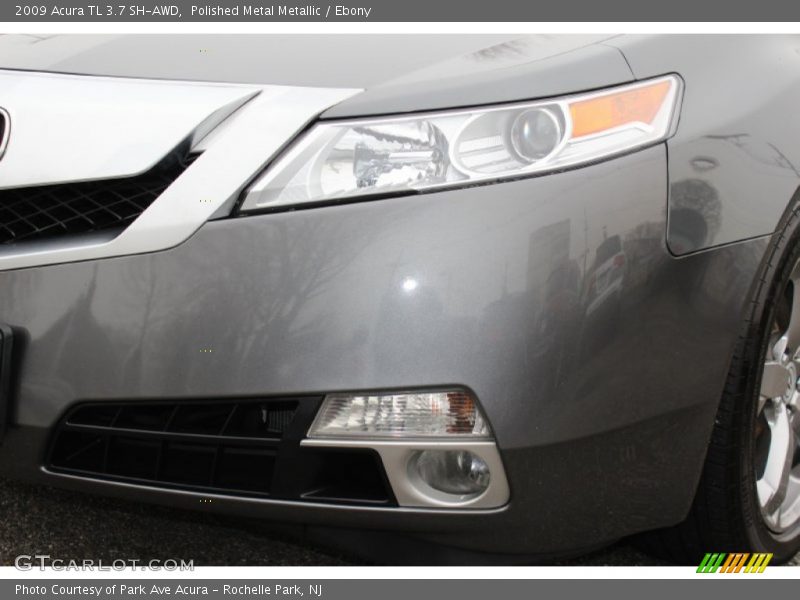 Polished Metal Metallic / Ebony 2009 Acura TL 3.7 SH-AWD