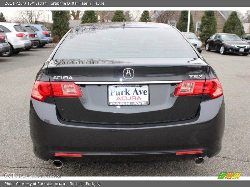 Graphite Luster Pearl / Taupe 2011 Acura TSX Sedan