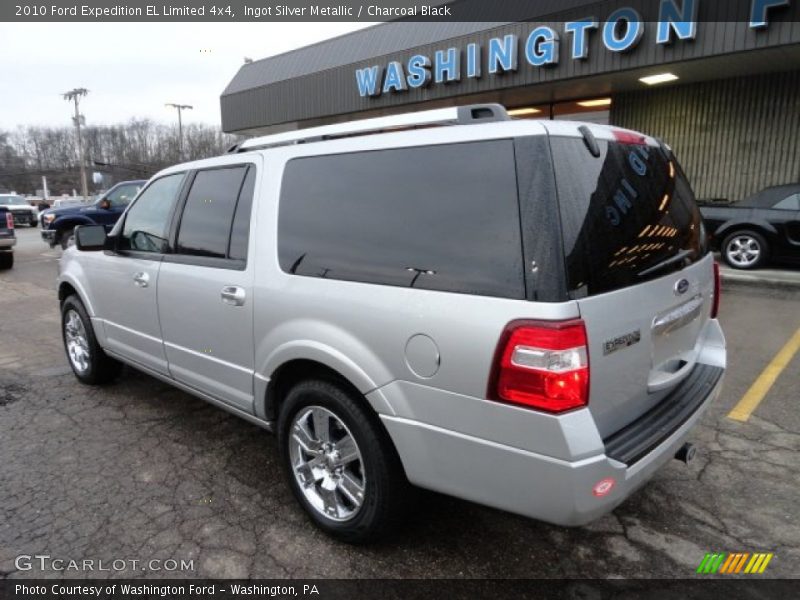 Ingot Silver Metallic / Charcoal Black 2010 Ford Expedition EL Limited 4x4