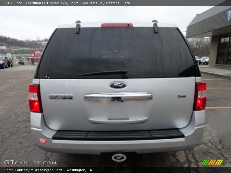 Ingot Silver Metallic / Charcoal Black 2010 Ford Expedition EL Limited 4x4