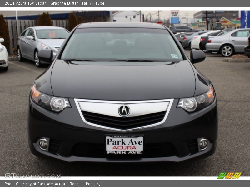 Graphite Luster Pearl / Taupe 2011 Acura TSX Sedan