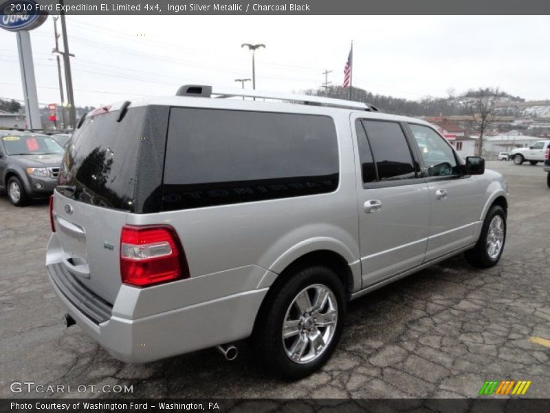 Ingot Silver Metallic / Charcoal Black 2010 Ford Expedition EL Limited 4x4