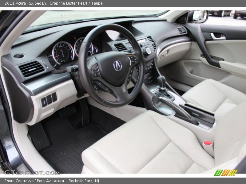 Taupe Interior - 2011 TSX Sedan 