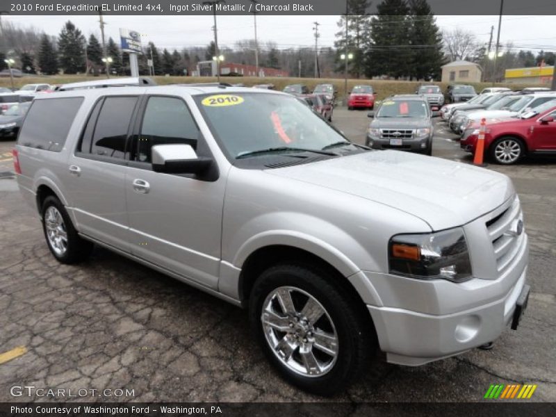 Ingot Silver Metallic / Charcoal Black 2010 Ford Expedition EL Limited 4x4
