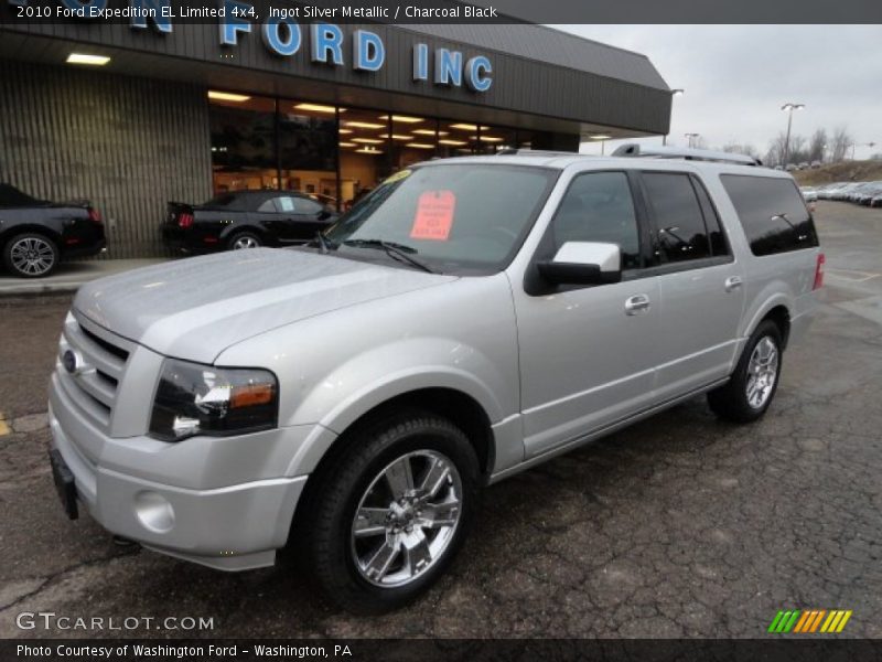 Ingot Silver Metallic / Charcoal Black 2010 Ford Expedition EL Limited 4x4