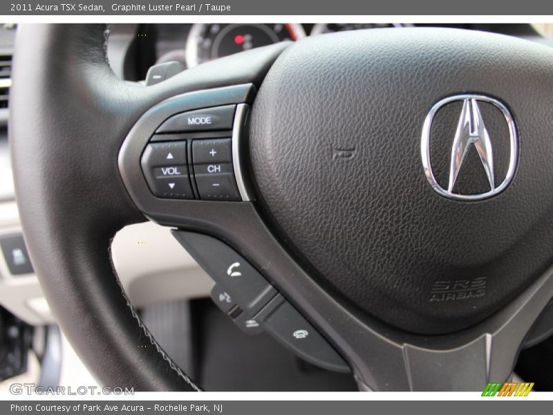 Graphite Luster Pearl / Taupe 2011 Acura TSX Sedan
