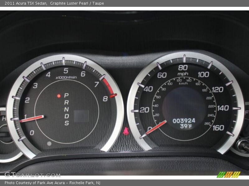 Graphite Luster Pearl / Taupe 2011 Acura TSX Sedan