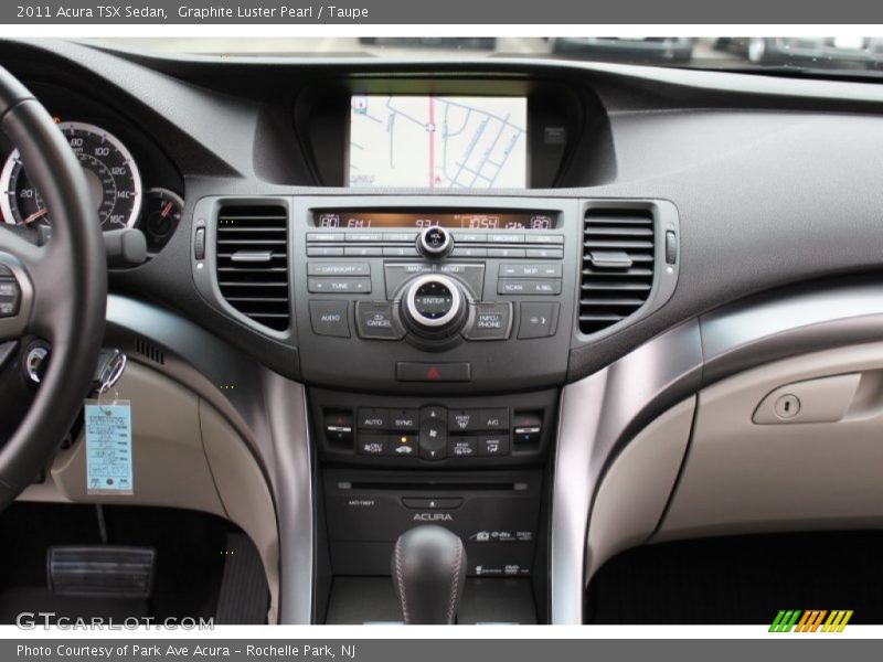 Controls of 2011 TSX Sedan