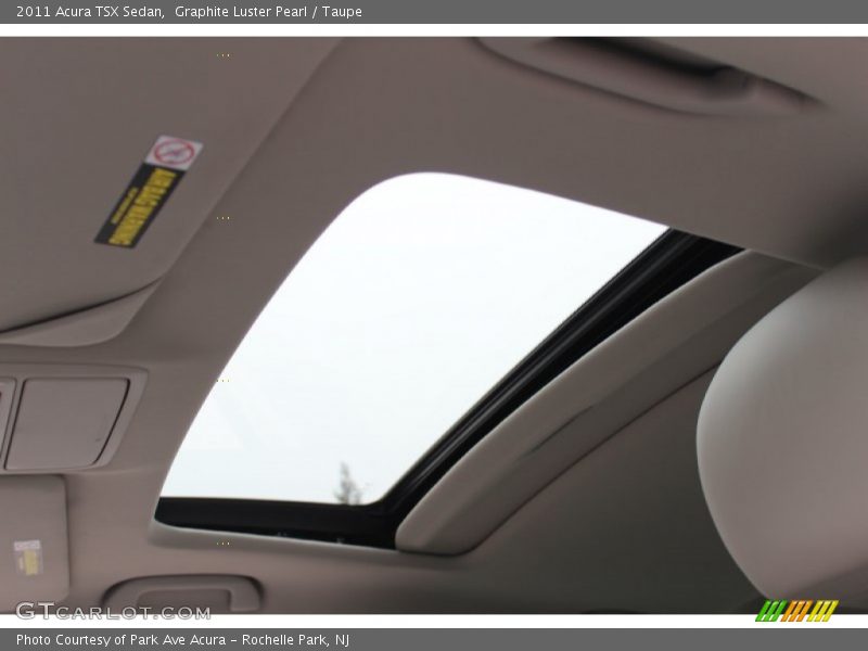 Sunroof of 2011 TSX Sedan