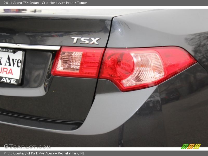 Graphite Luster Pearl / Taupe 2011 Acura TSX Sedan