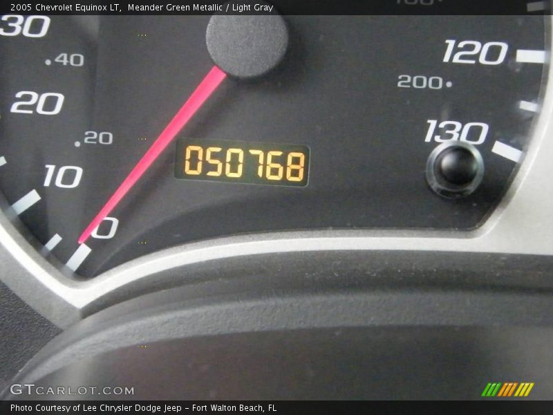 Meander Green Metallic / Light Gray 2005 Chevrolet Equinox LT