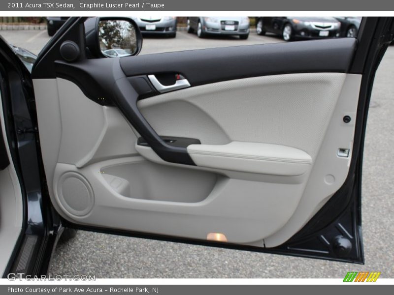 Graphite Luster Pearl / Taupe 2011 Acura TSX Sedan
