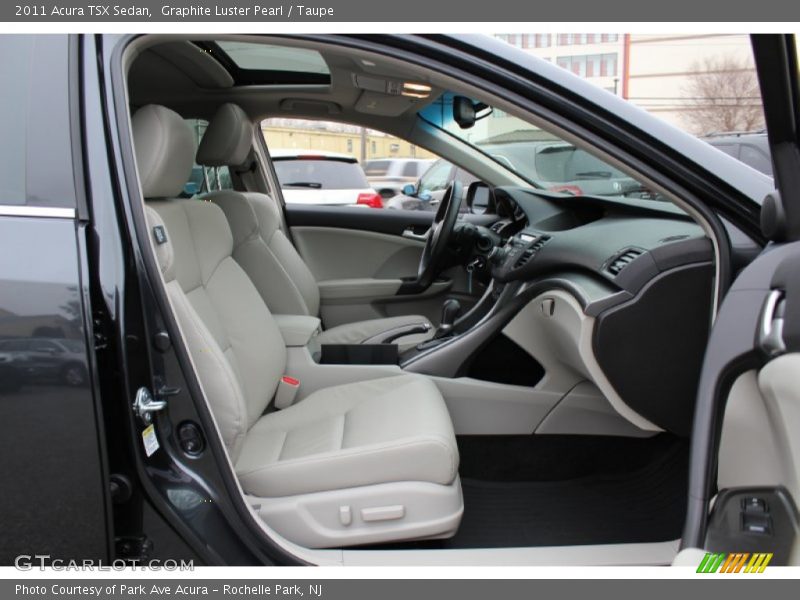 Graphite Luster Pearl / Taupe 2011 Acura TSX Sedan