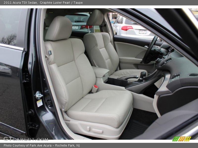 Graphite Luster Pearl / Taupe 2011 Acura TSX Sedan