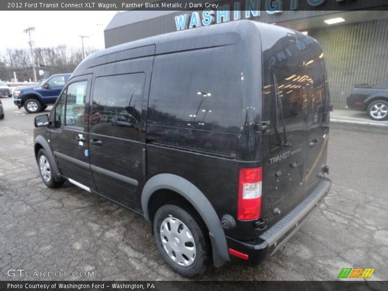 Panther Black Metallic / Dark Grey 2012 Ford Transit Connect XLT Wagon
