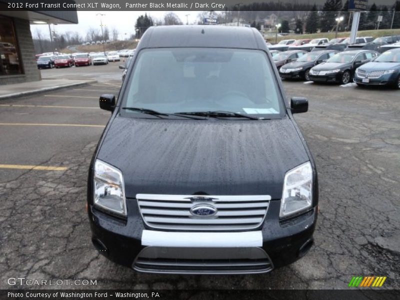 Panther Black Metallic / Dark Grey 2012 Ford Transit Connect XLT Wagon