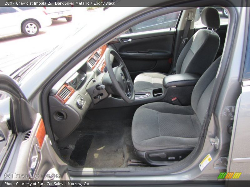 Dark Silver Metallic / Ebony Black 2007 Chevrolet Impala LS