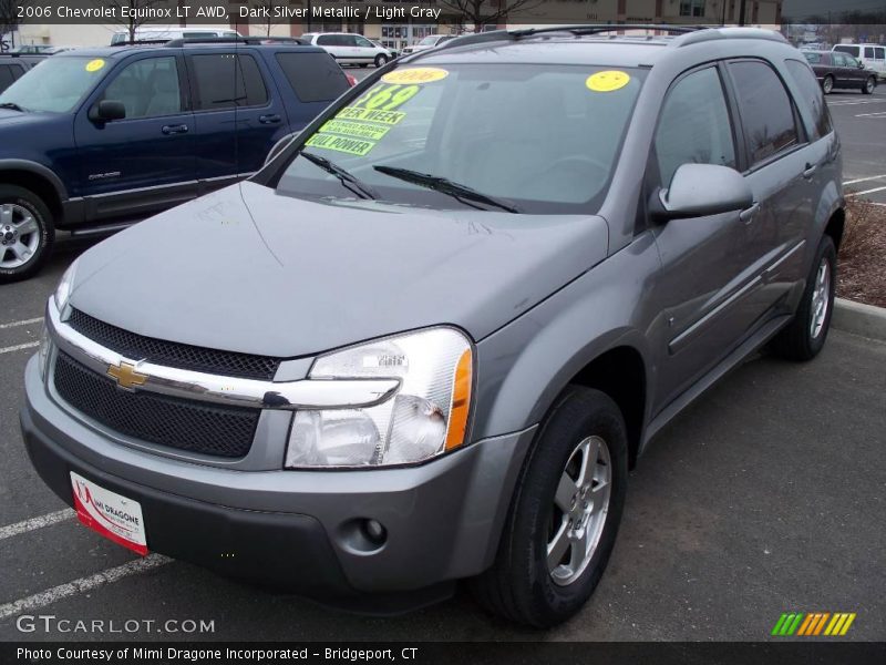 Dark Silver Metallic / Light Gray 2006 Chevrolet Equinox LT AWD