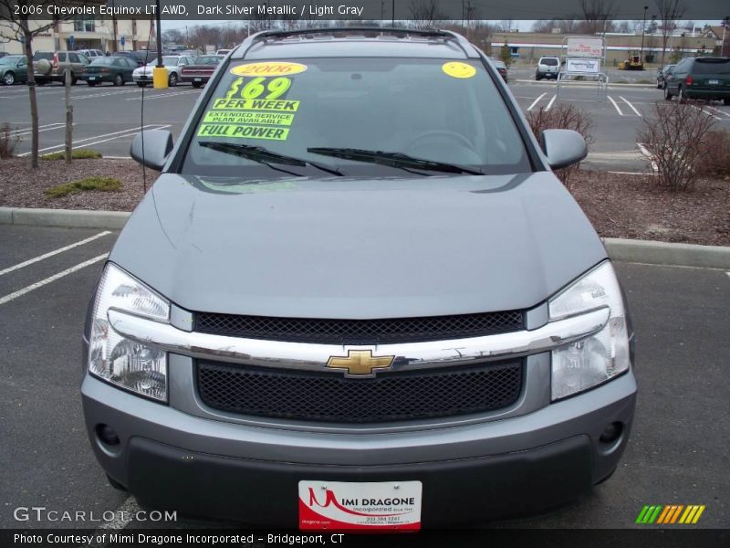 Dark Silver Metallic / Light Gray 2006 Chevrolet Equinox LT AWD