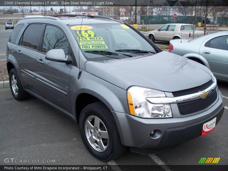 Dark Silver Metallic / Light Gray 2006 Chevrolet Equinox LT AWD