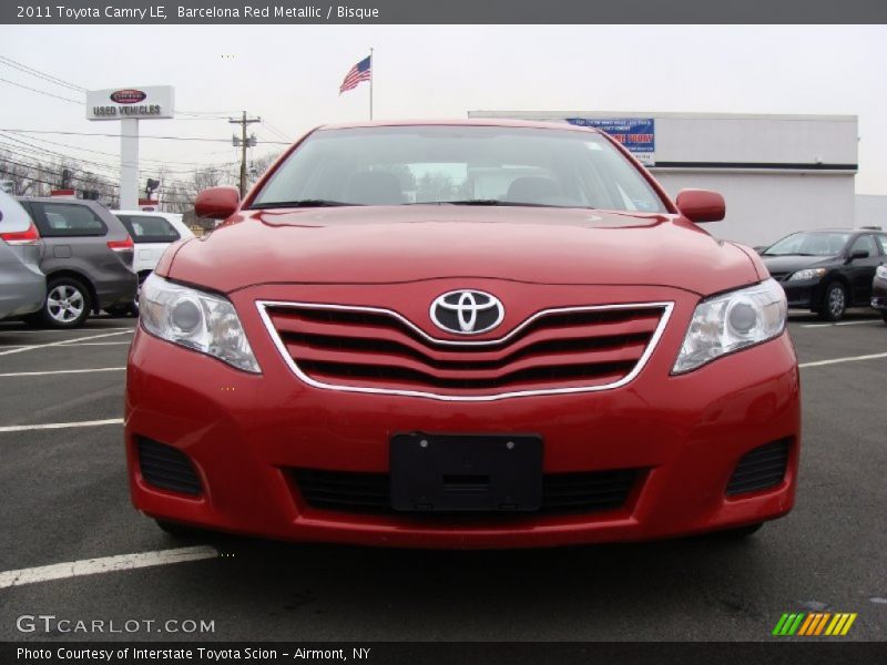 Barcelona Red Metallic / Bisque 2011 Toyota Camry LE