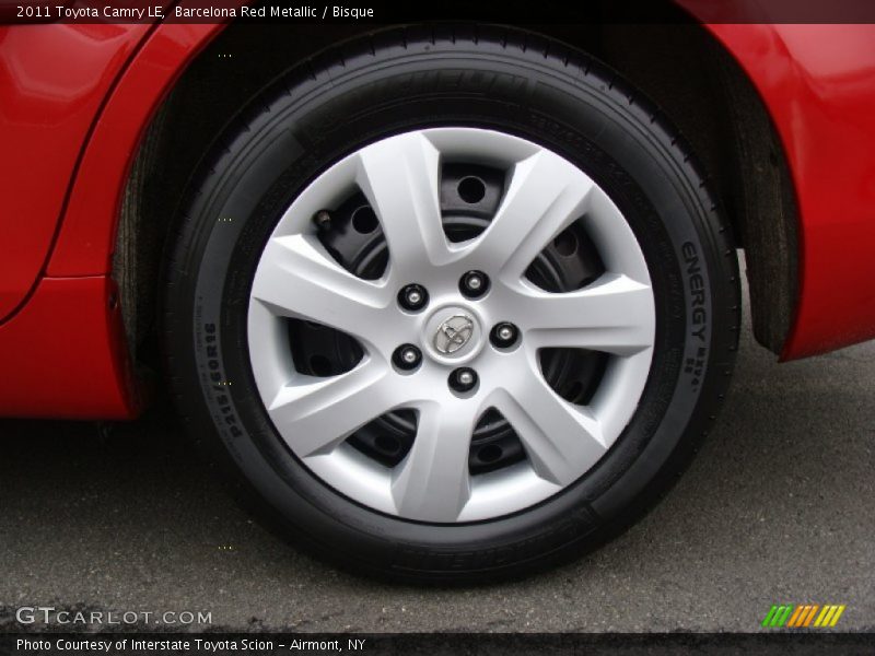 Barcelona Red Metallic / Bisque 2011 Toyota Camry LE