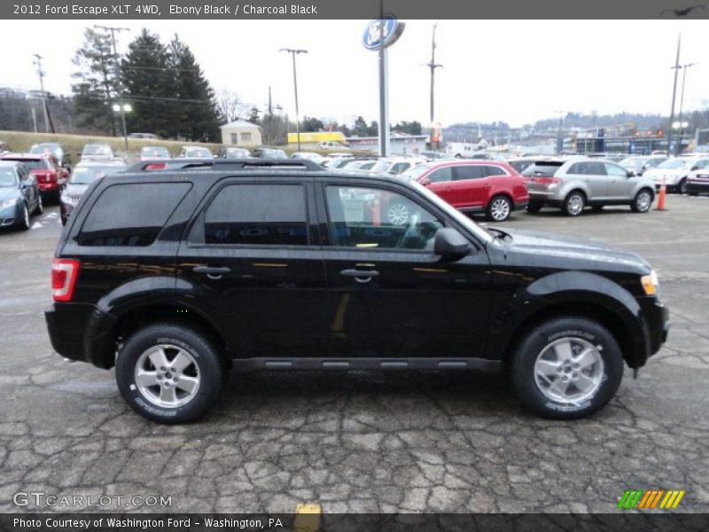 Ebony Black / Charcoal Black 2012 Ford Escape XLT 4WD