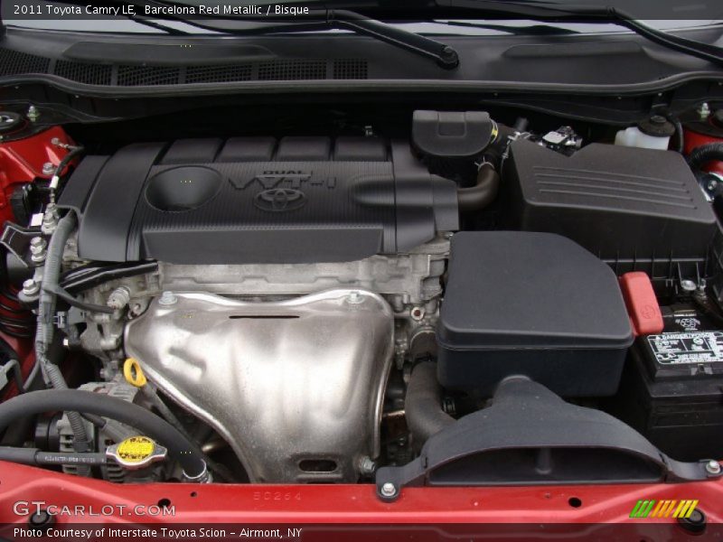 Barcelona Red Metallic / Bisque 2011 Toyota Camry LE