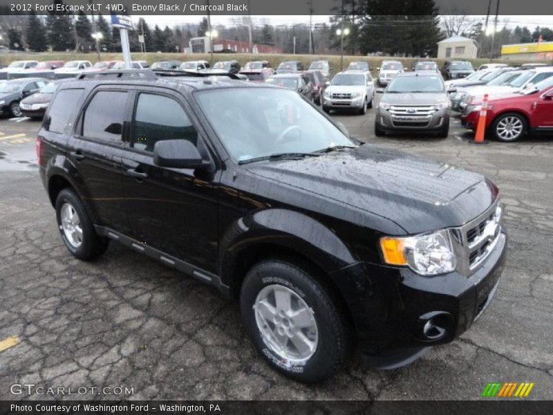 Ebony Black / Charcoal Black 2012 Ford Escape XLT 4WD