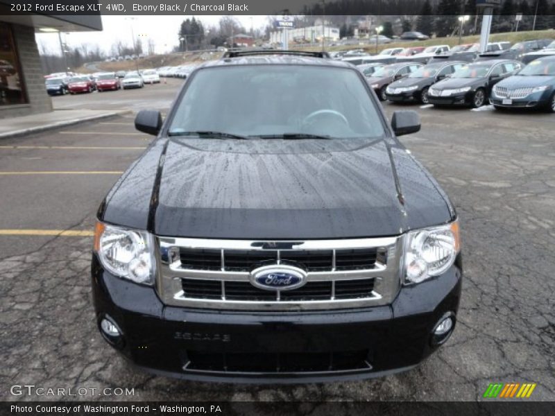Ebony Black / Charcoal Black 2012 Ford Escape XLT 4WD