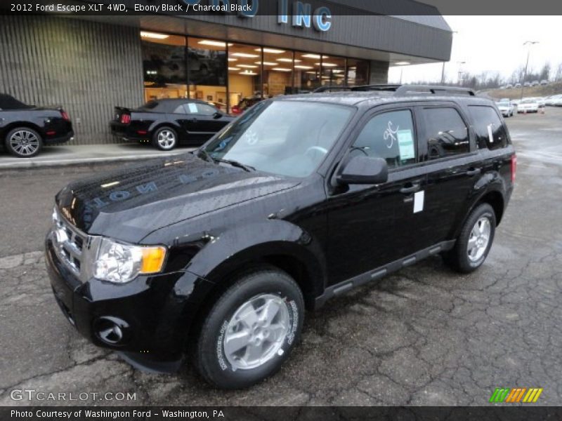 Ebony Black / Charcoal Black 2012 Ford Escape XLT 4WD