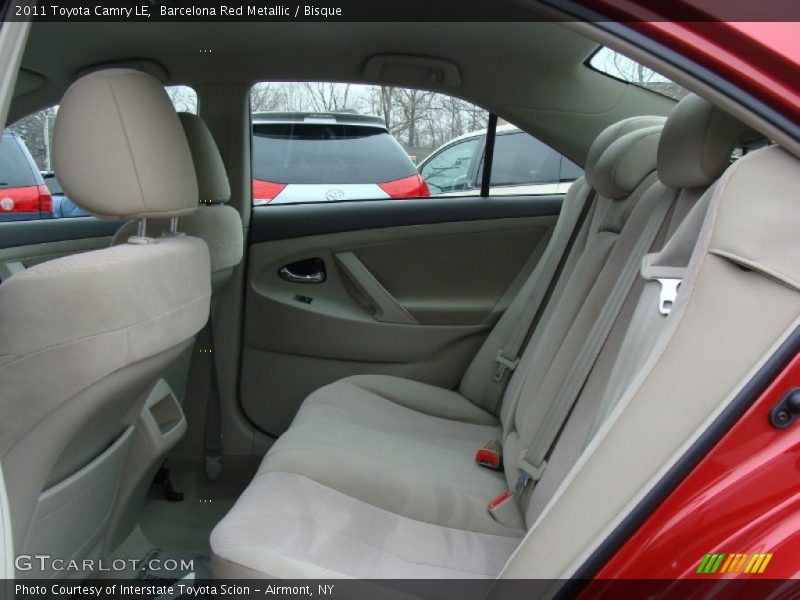 Barcelona Red Metallic / Bisque 2011 Toyota Camry LE