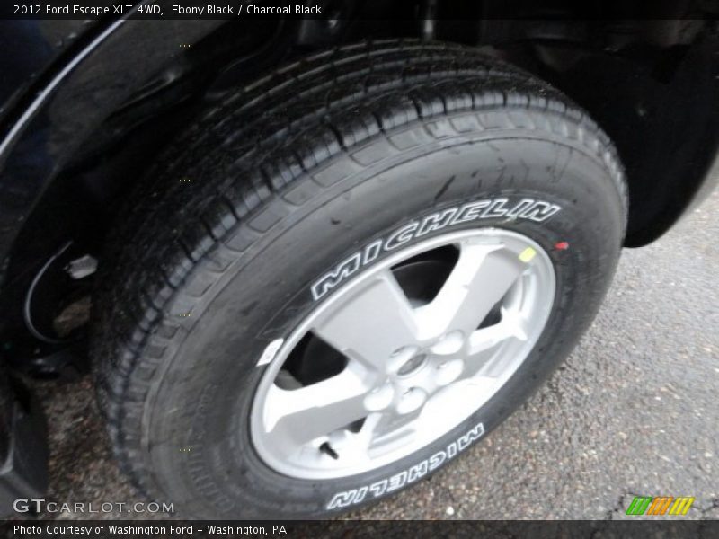Ebony Black / Charcoal Black 2012 Ford Escape XLT 4WD