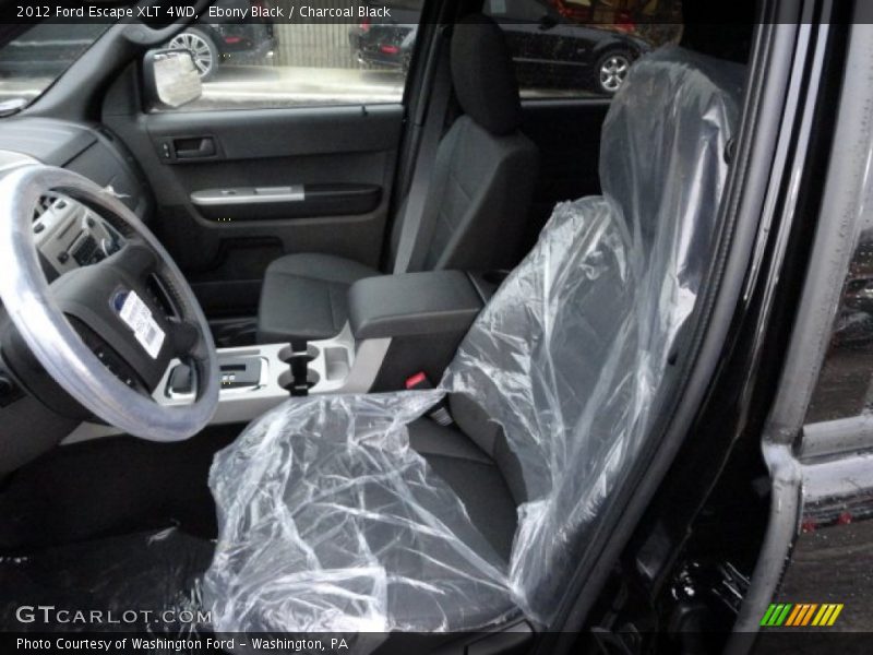 Ebony Black / Charcoal Black 2012 Ford Escape XLT 4WD