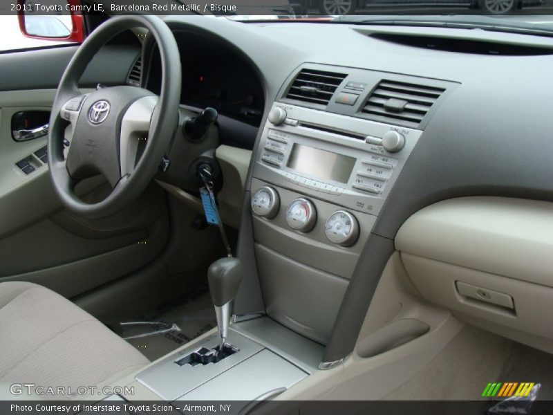 Barcelona Red Metallic / Bisque 2011 Toyota Camry LE